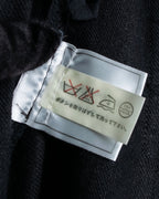 "CHANEL" Back button design flared maxi skirt