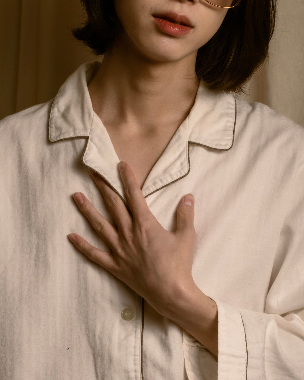 "CELINE" 90's-00's Macadam print pajama set up