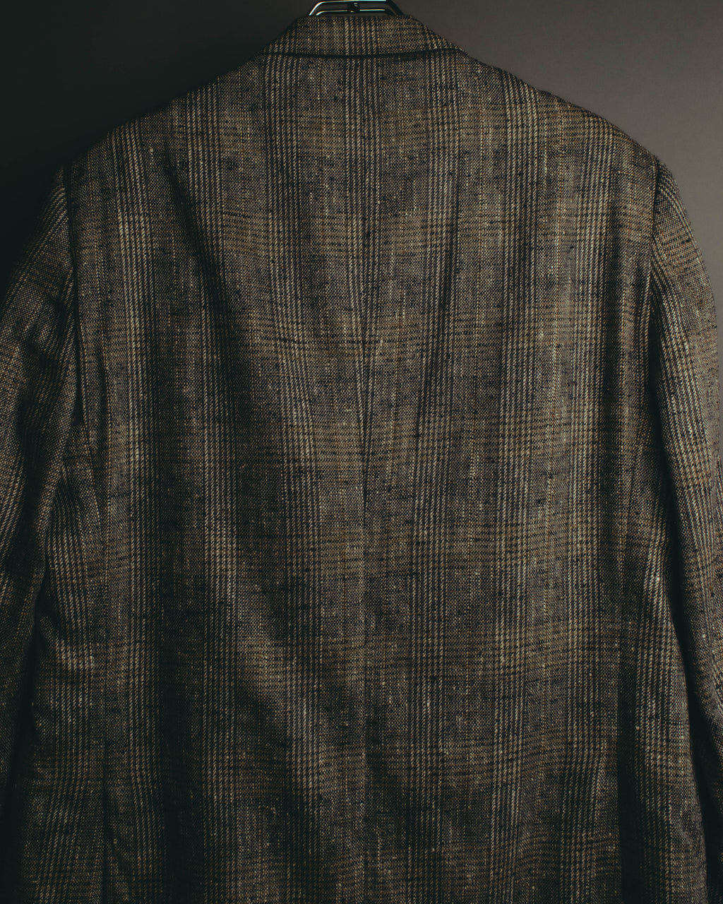 "Ermenegildo Zegna" 80's-90's Textured silk single-breasted blazer