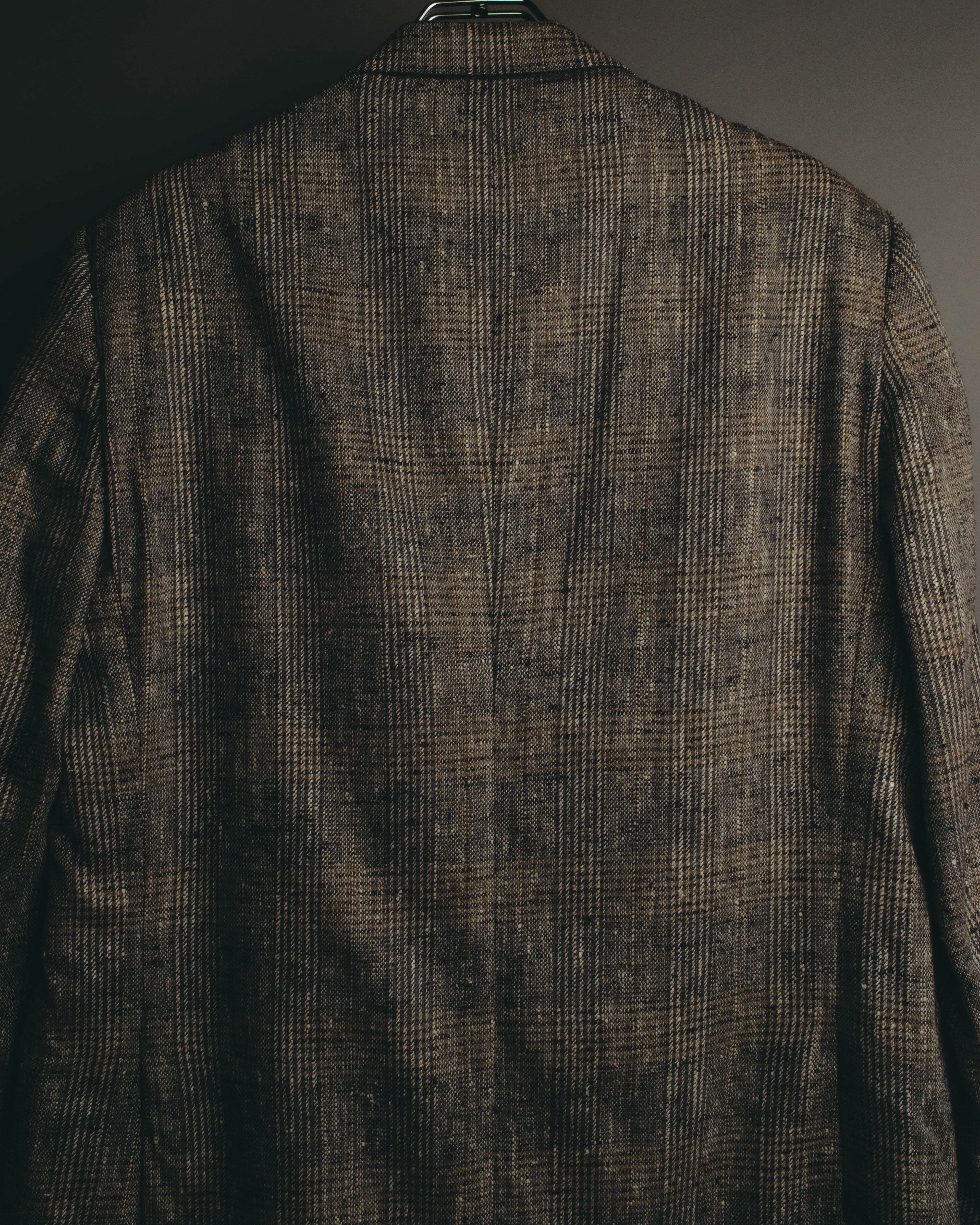 "Ermenegildo Zegna" 80's-90's Textured silk single-breasted blazer