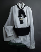 "GIORGIO ARMANI" Belt included bow tie dress shirt