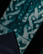 "JEAN PAUL GAULTIER" Trompe l'oeil design silk neck tie