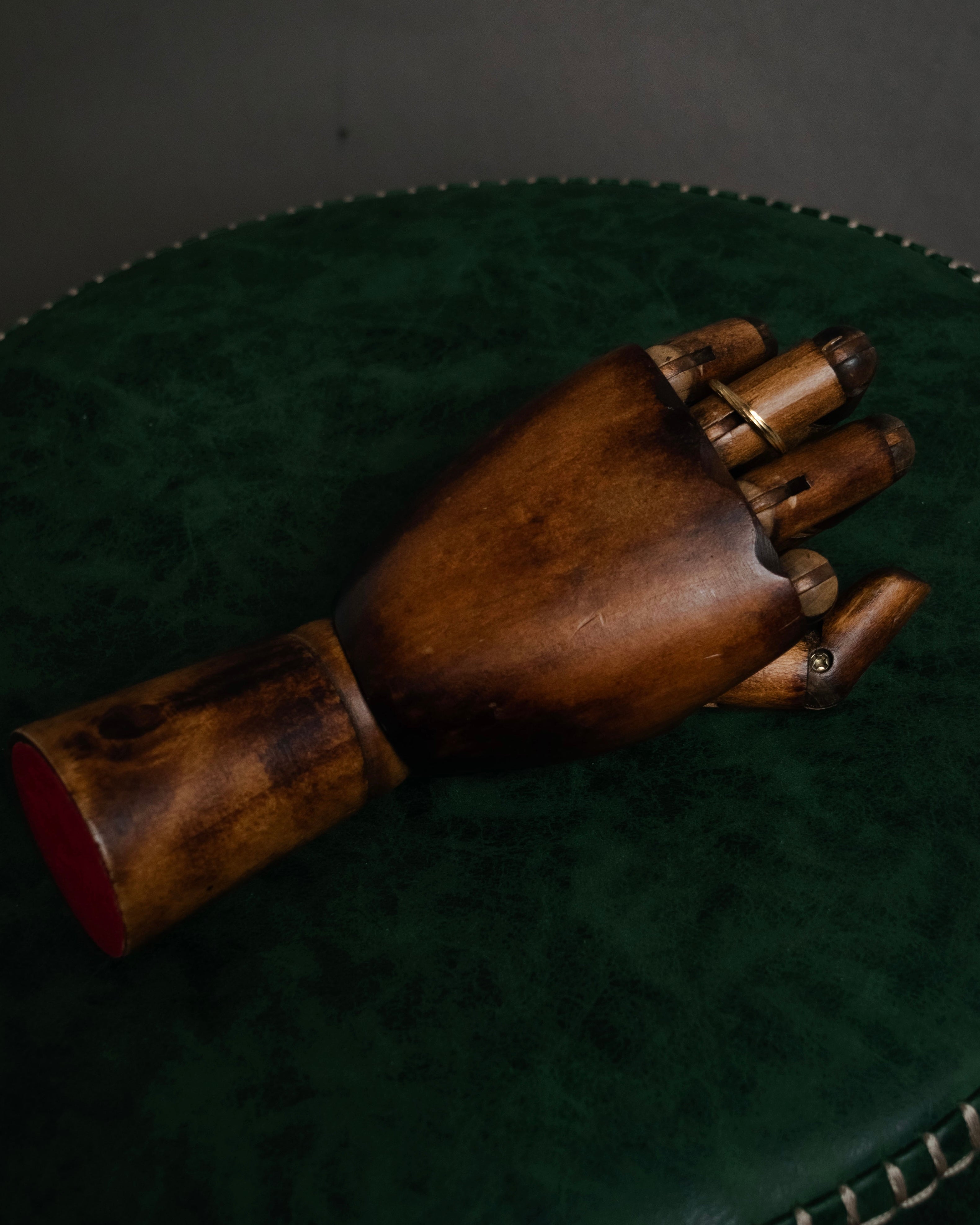 “SAINT LAURENT” Post-2012 twisted minimalist metal ring