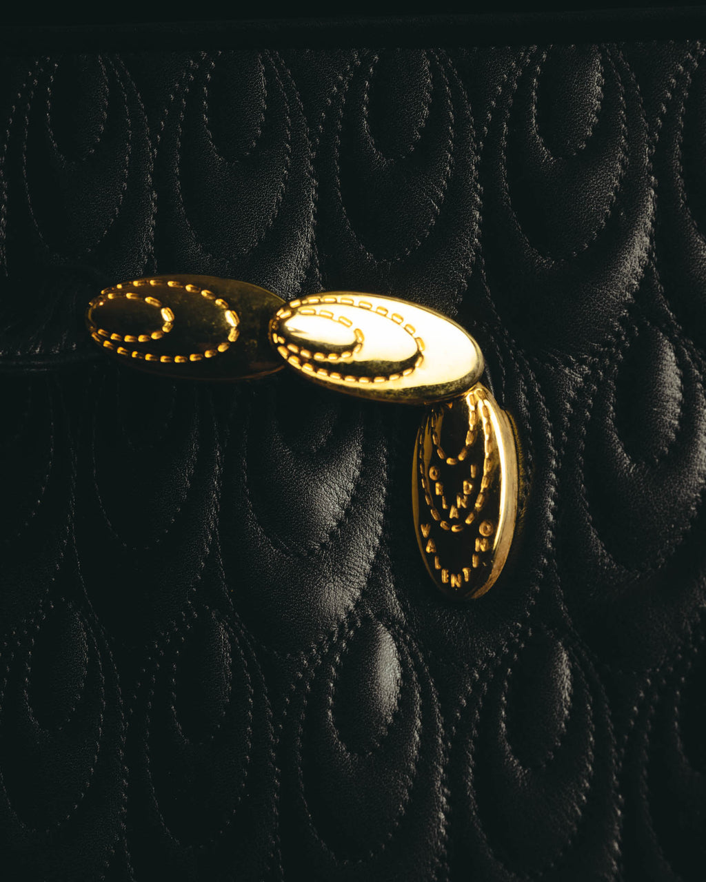 "Valentino Orlandi" 80's-90's Sculptural quilted leather shoulder bag