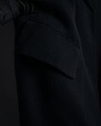 “KEITA MARUYAMA” Floral appliqué one-button chelsea coat