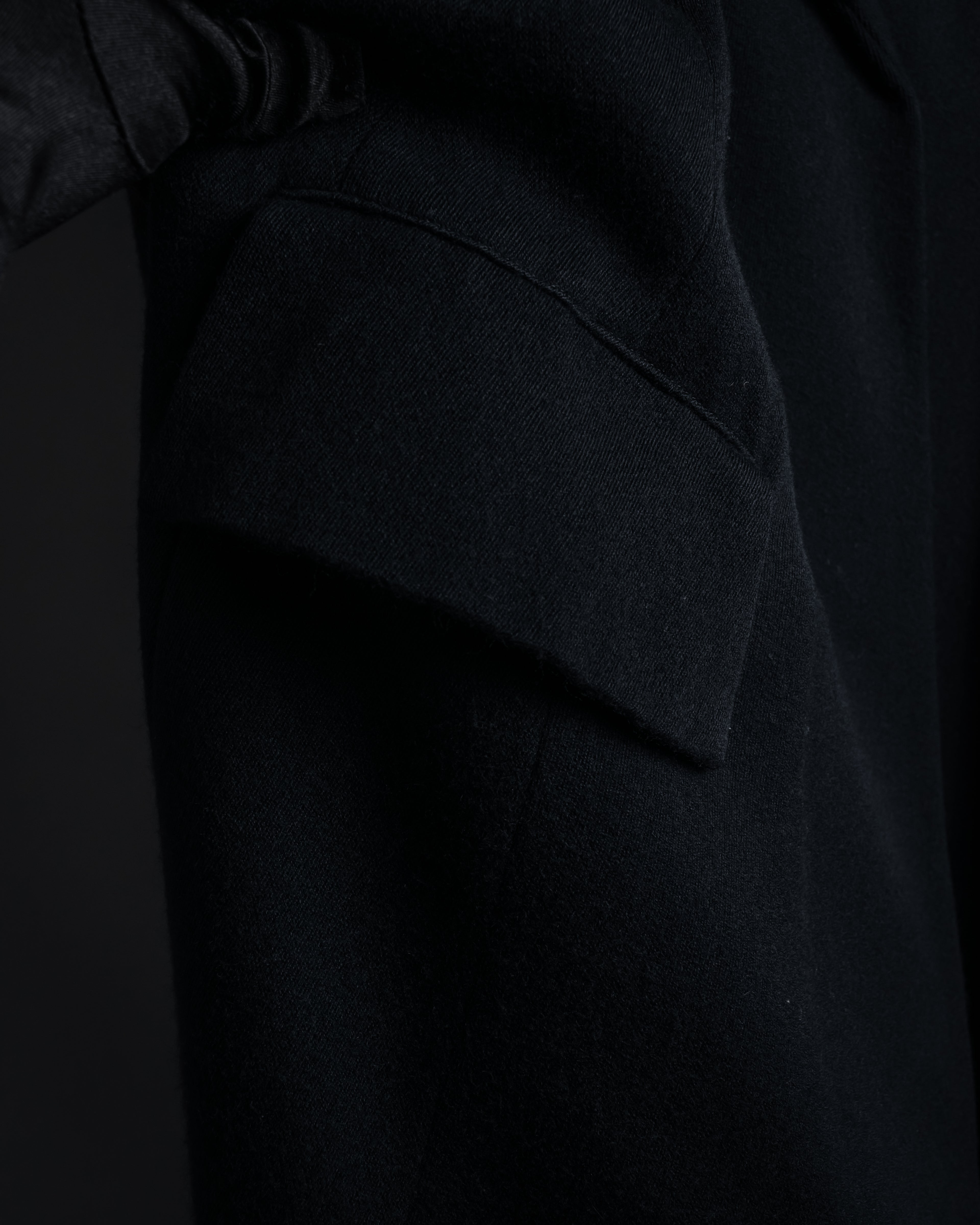 “KEITA MARUYAMA” Floral appliqué one-button chelsea coat