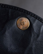 "Christian Dior" Vintage logo design leather hand bag