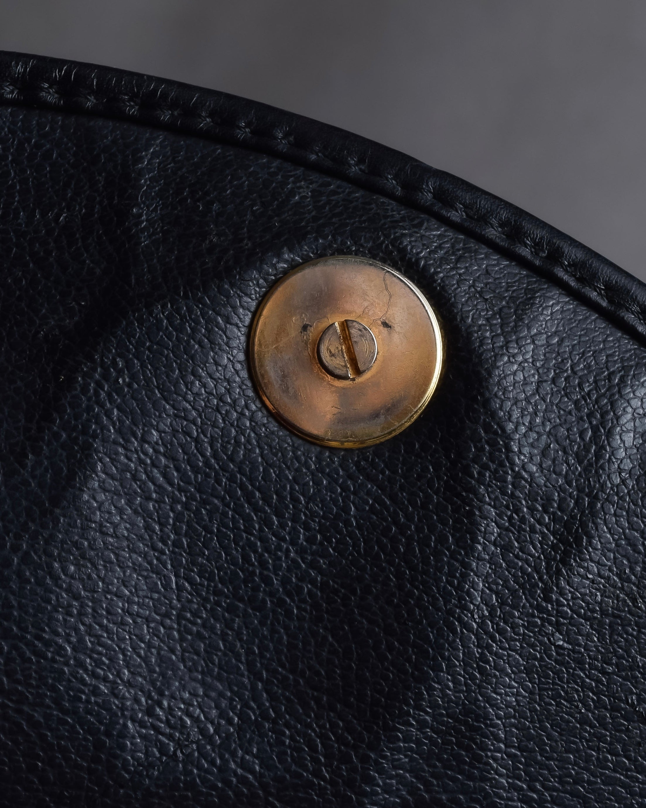 "Christian Dior" Vintage logo design leather hand bag