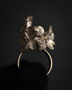 “DIOR” 2010’s Tiger and flower sculptural ring