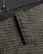 "HERMES" Margiela period silk wide straight slacks