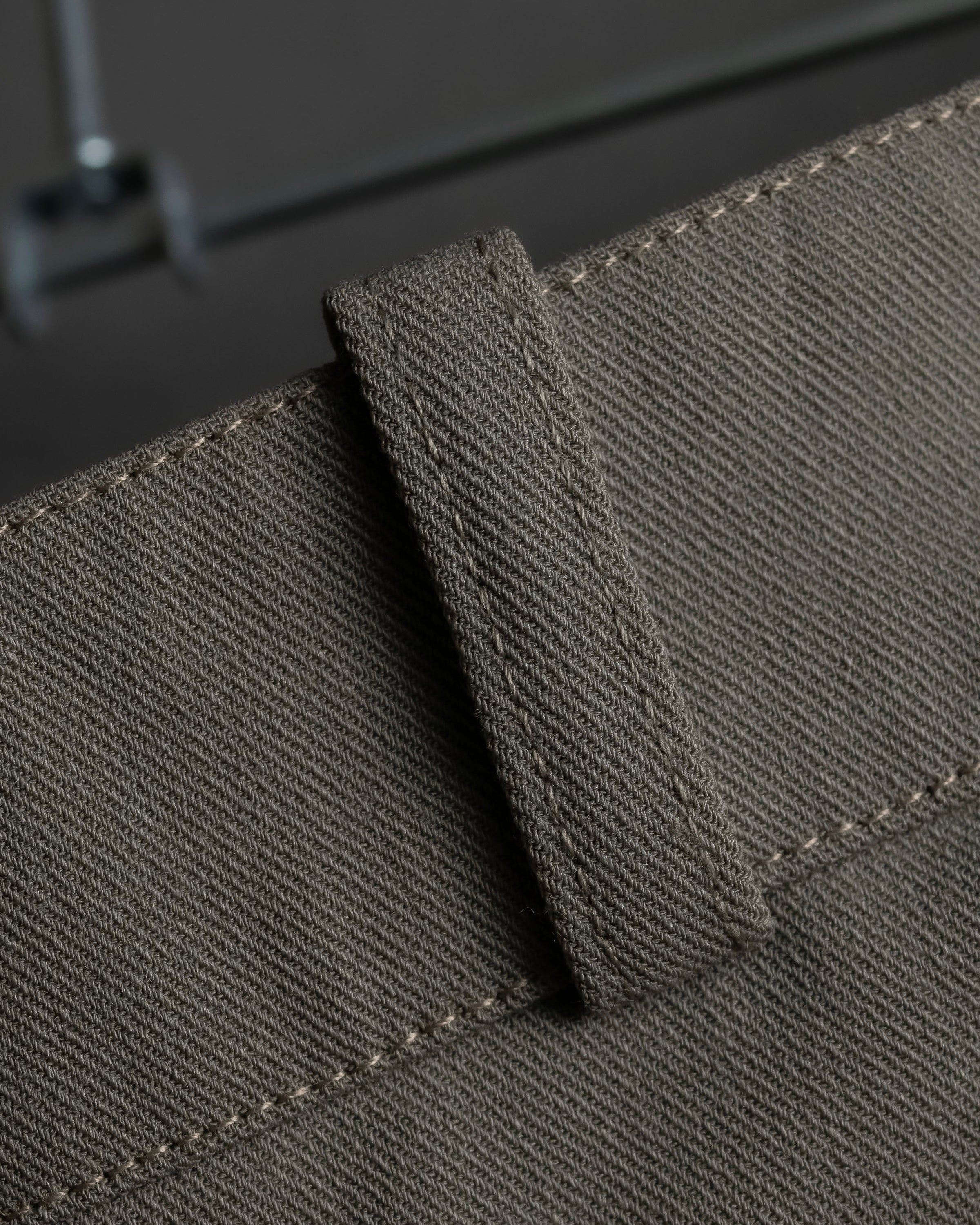 "HERMES" Margiela period silk wide straight slacks