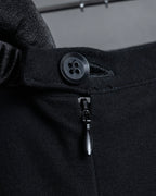 "YOHJI YAMAMOTO" 11SS Minimalist design skirt-like silhouette wide slacks