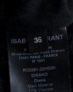 "ISABEL MARANT" Cord-layered strap design sleeveless dress