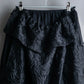 "LIMI feu" Washed layered fabric mid length skirt