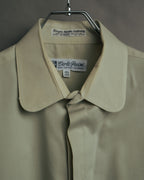 -MOOD Vintage Collections-
90’s Round collar fly front shirt