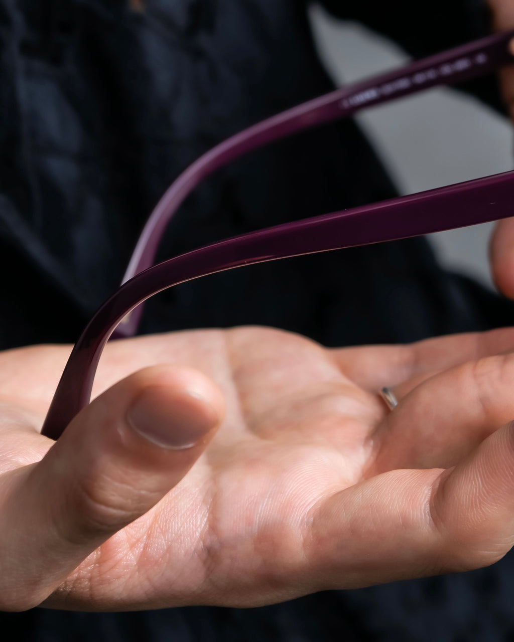 "LOEWE" Butterfly frame wine red sunglasses