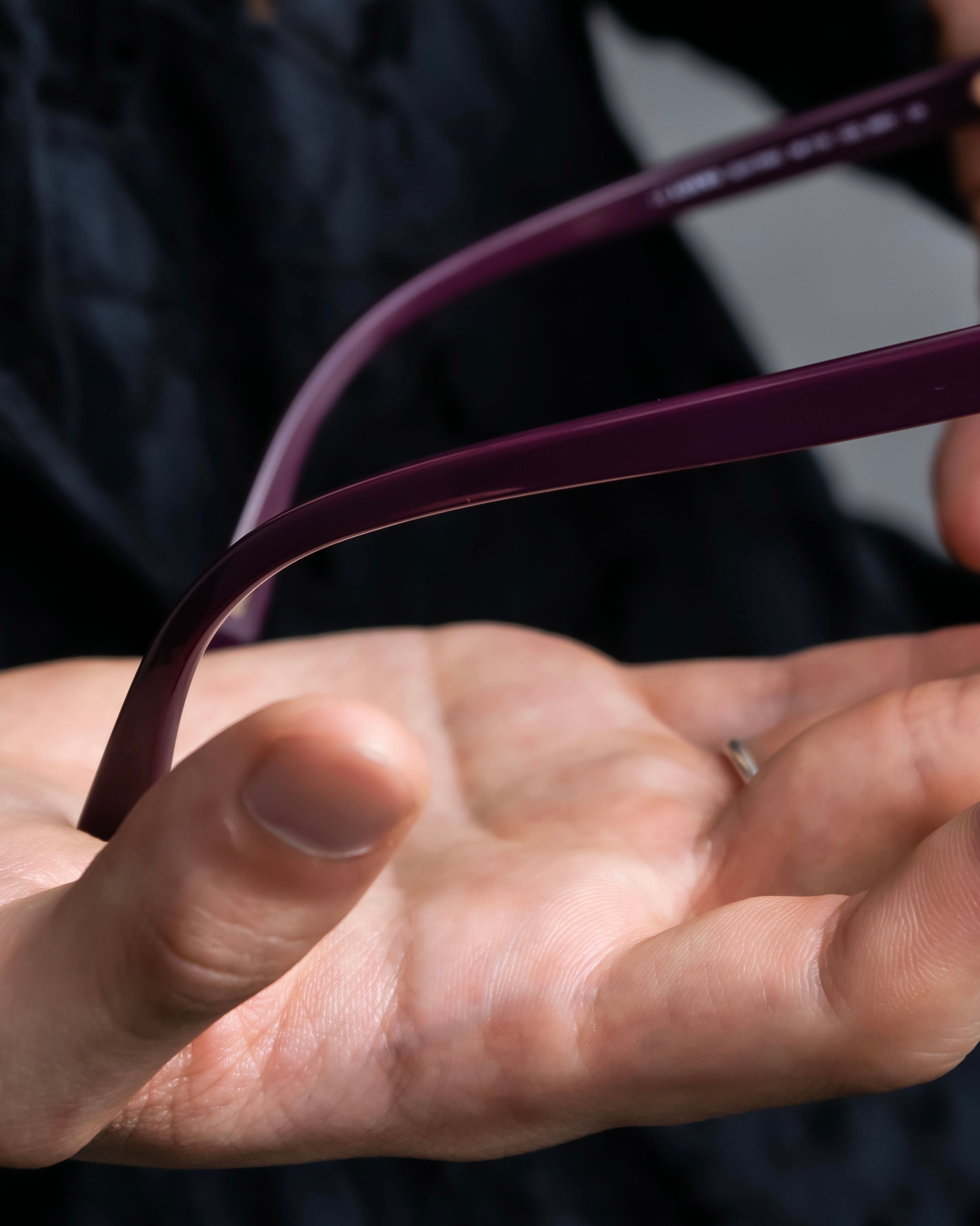 "LOEWE" Butterfly frame wine red sunglasses