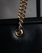 “Salvatore Ferragamo” 2010’s Vara chain leather tote bag