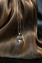 “Georg Jensen” Pendant of the year 1992 silver necklace