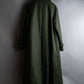 "BAVARIA LODEN" Vintage 2way stand collar wool long coat