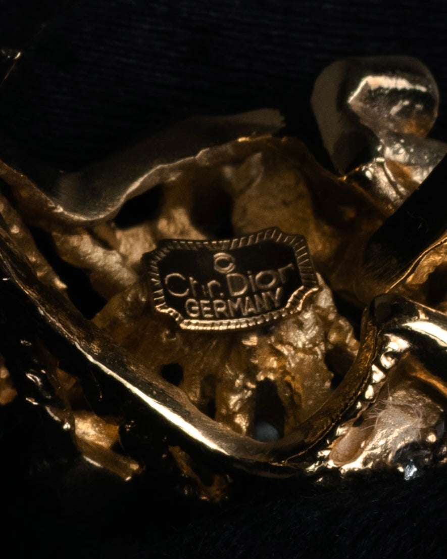 “Christian Dior” 60’s-70’s Organic pearl cluster ring