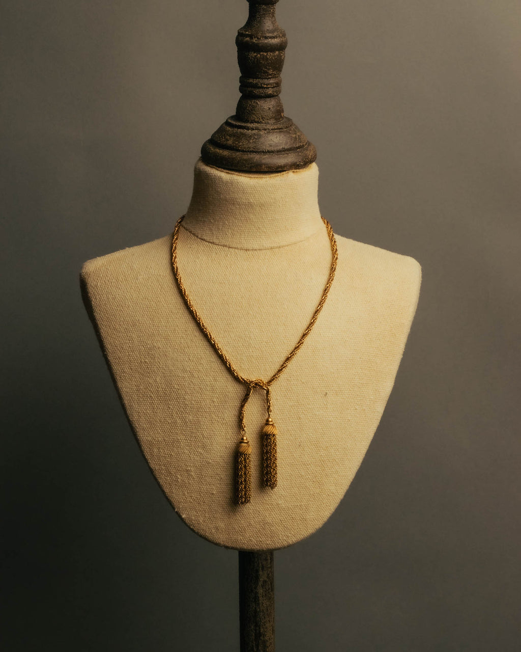 -SPECIAL- “Christian Dior“ 70’s-80’s Tassel rope chain necklace