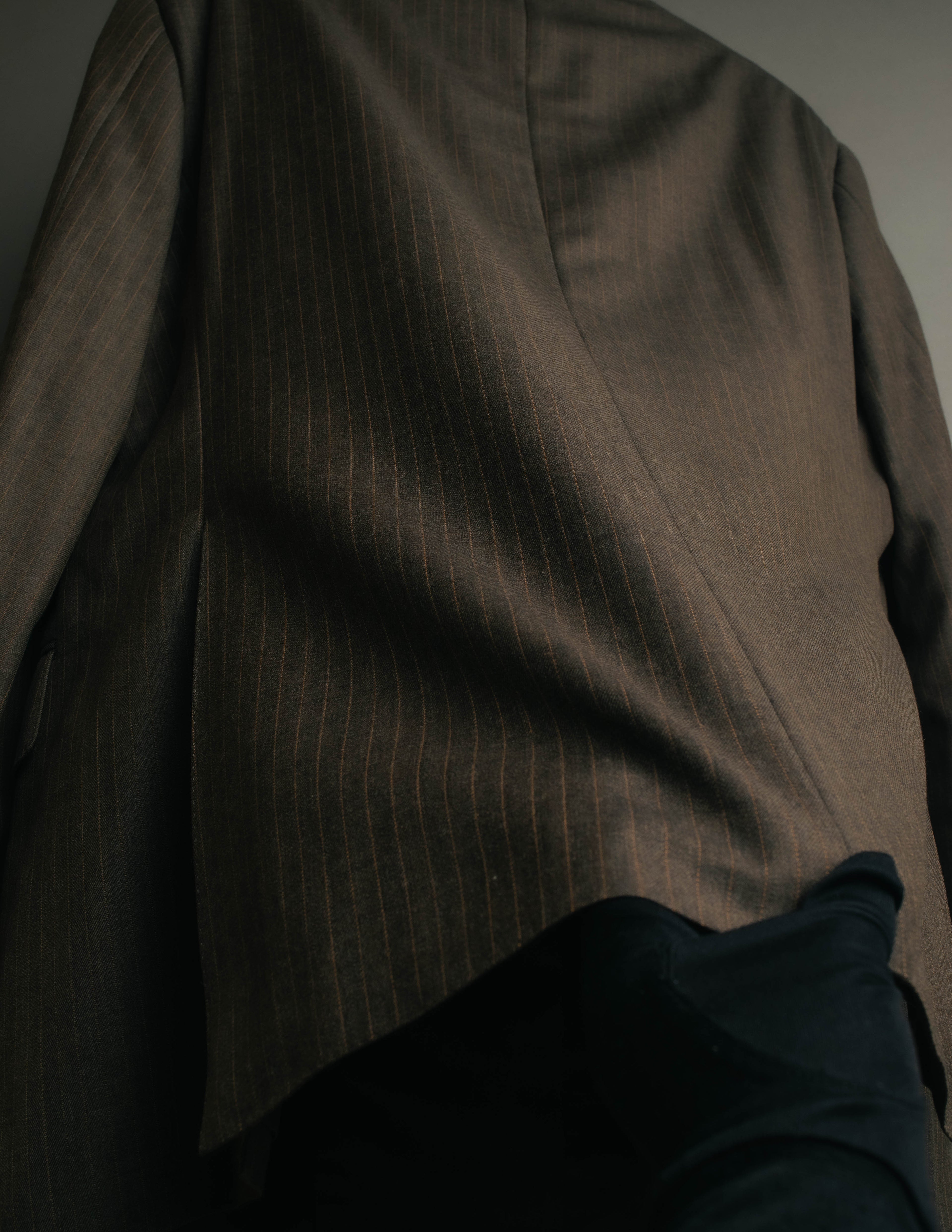 "BURBERRY LONDON" 00's-10's Classic striped double-breasted wool suit