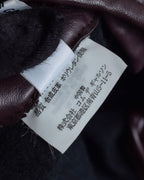 "COMME des GARCONS COMME des GARCONS" Knot drape design leather bag