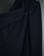 "Robe de chambre COMME des GARÇONS" 99AW asymmetrical panel wrap skirt