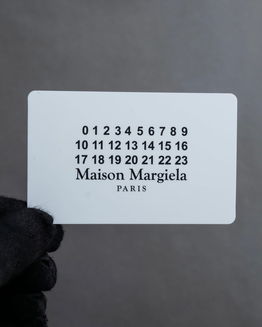 "MAISON MARGIELA" Grained leather chain wallet bag