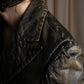 "ROBERTA SCARPA" 100% lamb leather gathered design shaped jacket