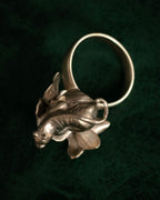 “DIOR” 2010’s Tiger and flower sculptural ring