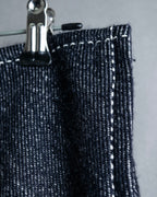 "tricot COMME desGARCONS" Flared silhouette wool cropped skirt