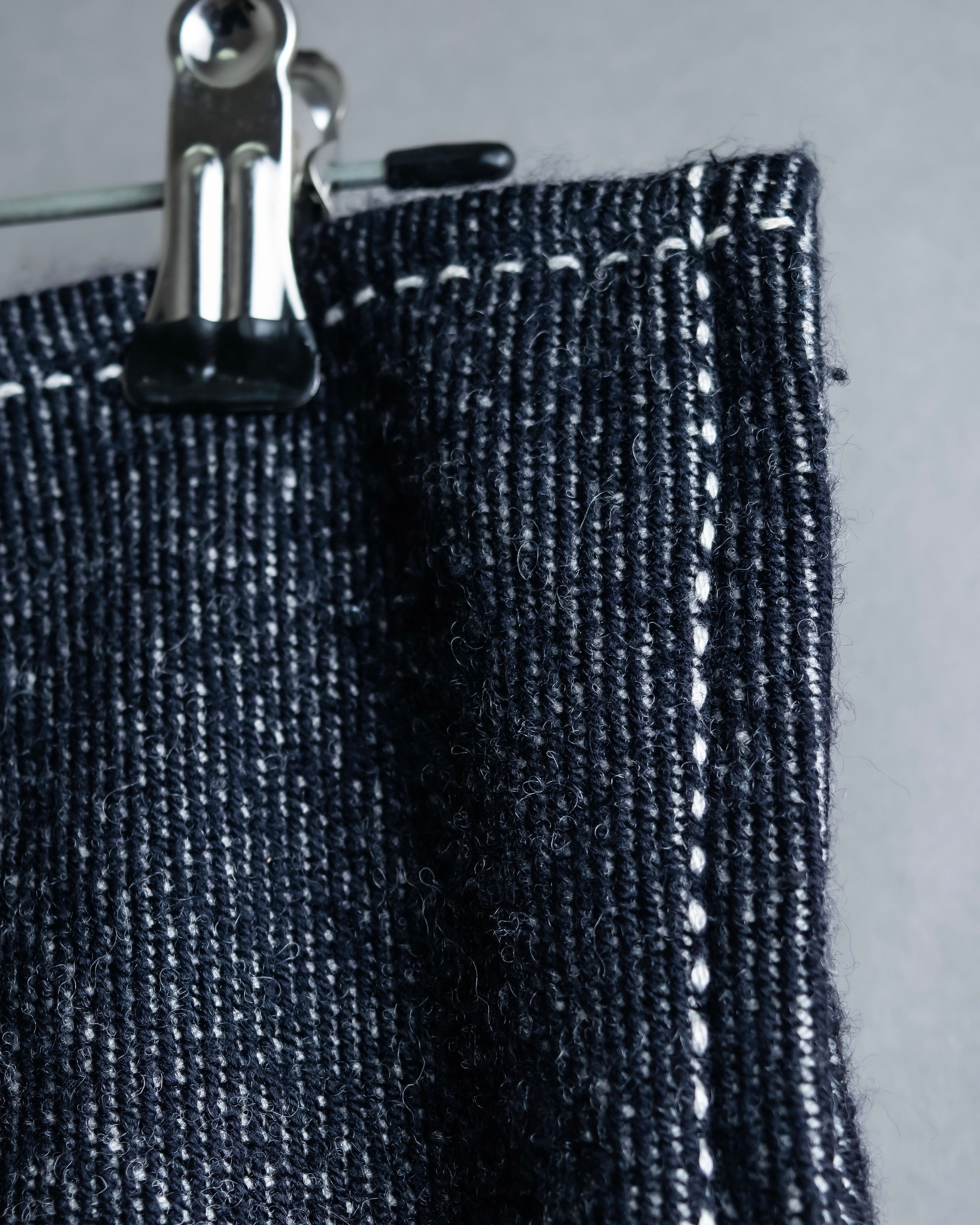 "tricot COMME desGARCONS" Flared silhouette wool cropped skirt