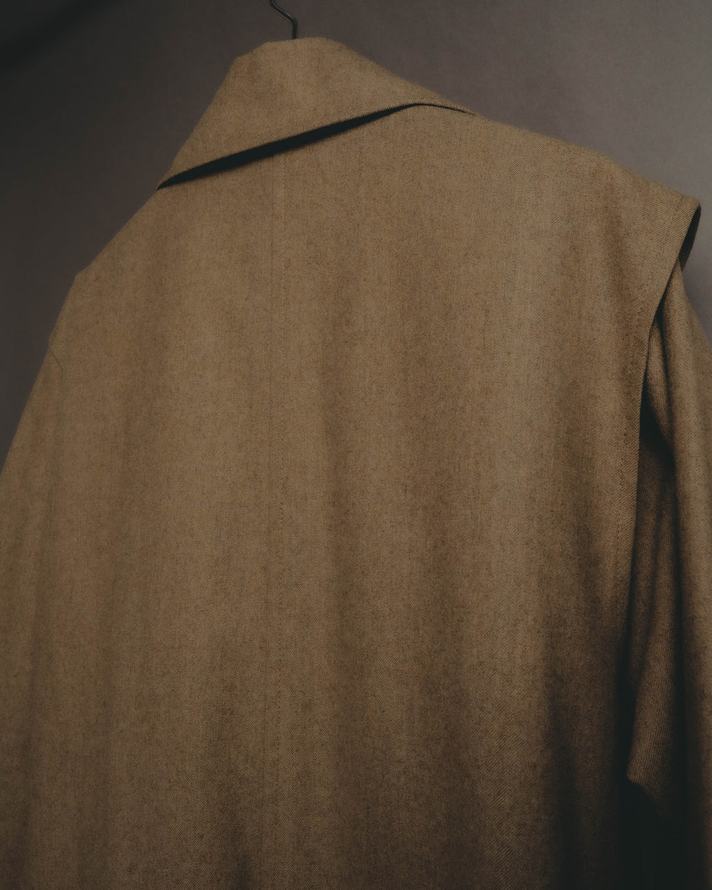 "Chloé" 70's-80's Wide-lapel double-breasted long coat
