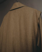 "Chloé" 70's-80's Wide-lapel double-breasted long coat