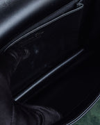 "Christian Dior" Layered flap oblique shoulder bag