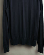"DIOR" 2010's Minimal bee embroidered wool crewneck sweater