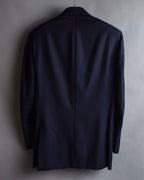 "HERMES" Pinstripe relaxed tailored jacket