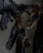 "FENDI" 1970's oversized astrakhan fur coat