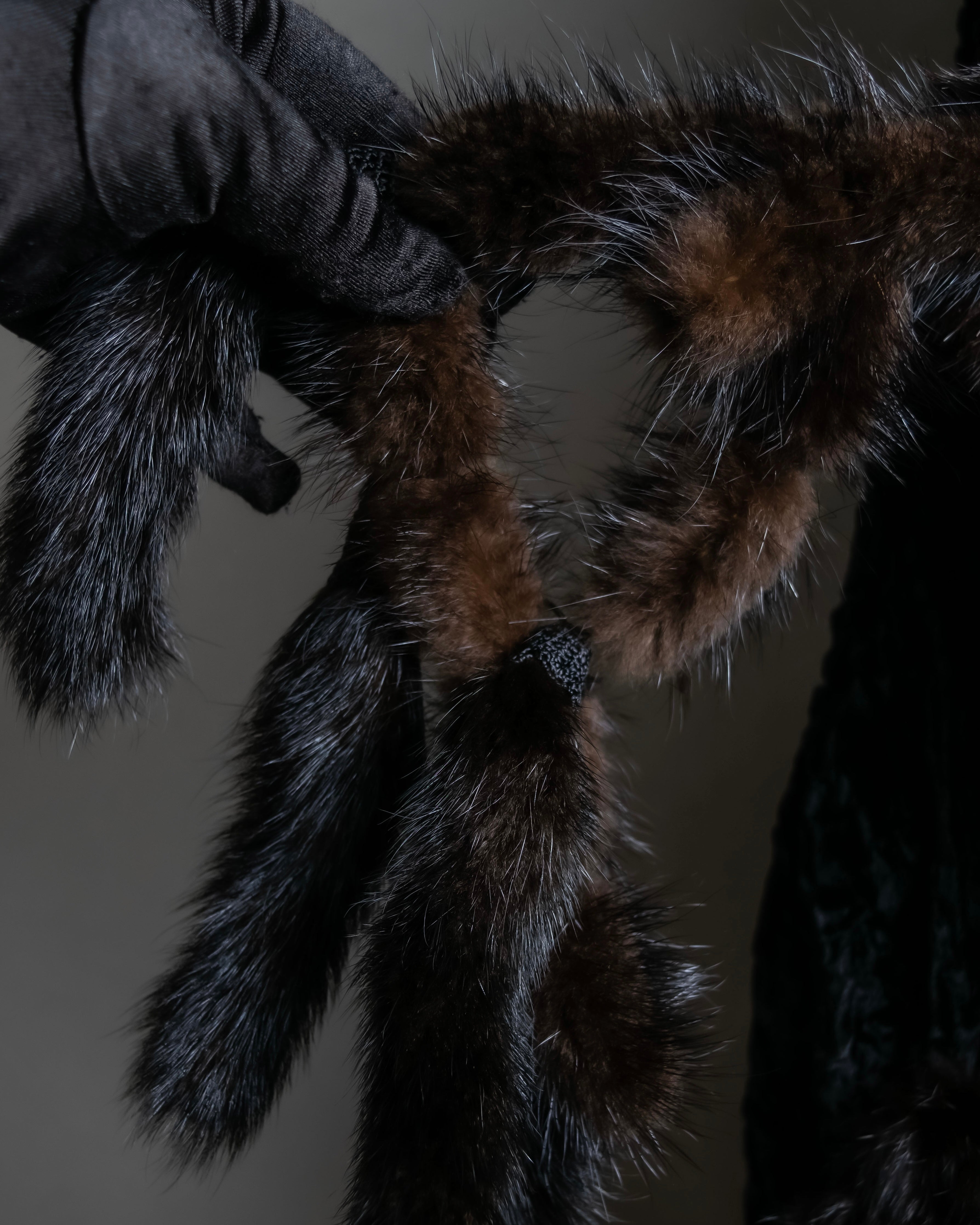 "FENDI" 1970's oversized astrakhan fur coat