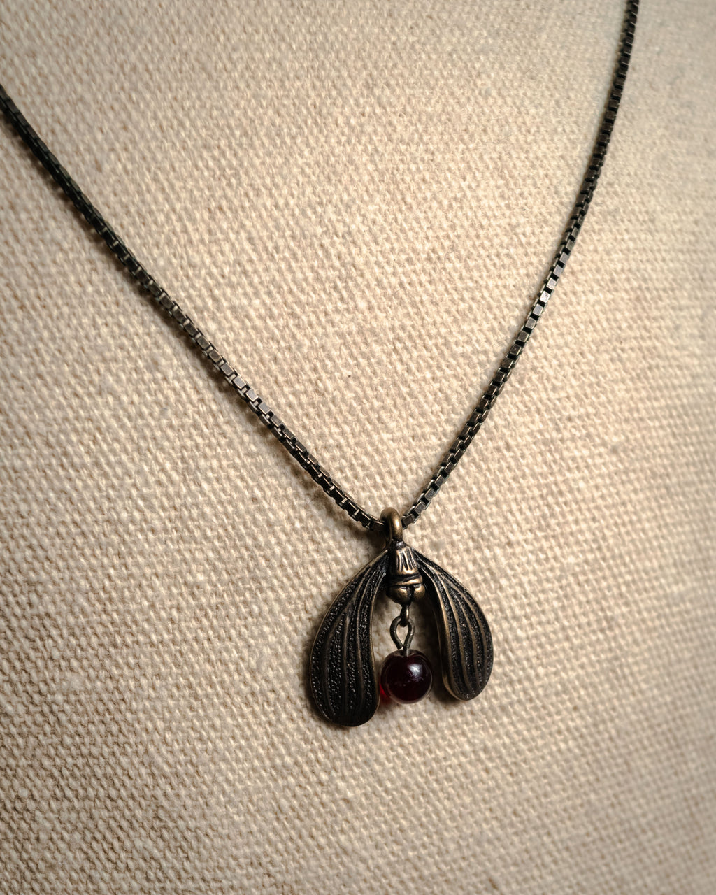 “Christian Dior” 90’s–00’s Botanical mistletoe motif necklace and earrings set