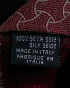 "GIORGIO ARMANI" Wave pattern silk necktie