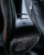 "TOM FORD" Fringe detail western long boots