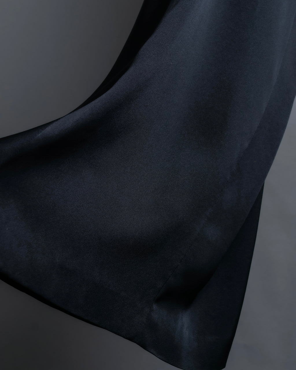 “CHANEL” Designed hem silk flare pants