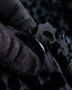 "EMPORIO ARMANI" Velvet dot beautiful pleated dress