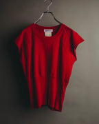 "BALENCIAGA" 00's Sleeveless cotton sweatshirt