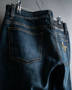 Pantalones de mezclilla con lavado de libélula de GUCCI