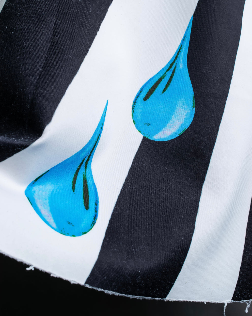 "RAF SIMONS" 14ss Neoprene graphic sleeveless T-shirt