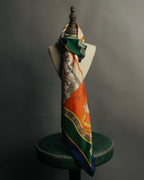 "Hermès" 90's-00's Classic printed silk scarf